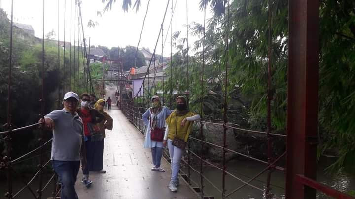 Jembatan Gantung Serab Rusak Lurah Tirtajaya Surati Dinas Pupr