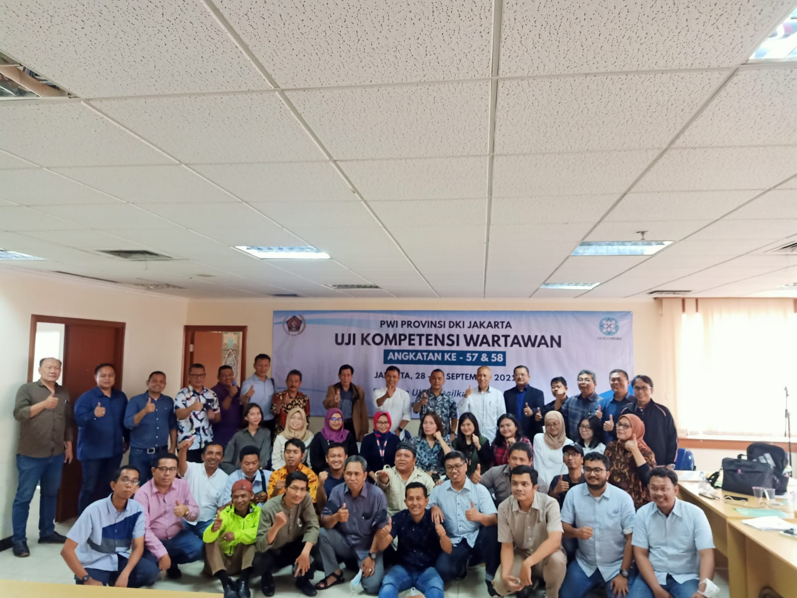 PWI Jaya Bersama Indopos.co.id Gelar UKW, 32 Peserta dinyatakan Lulus