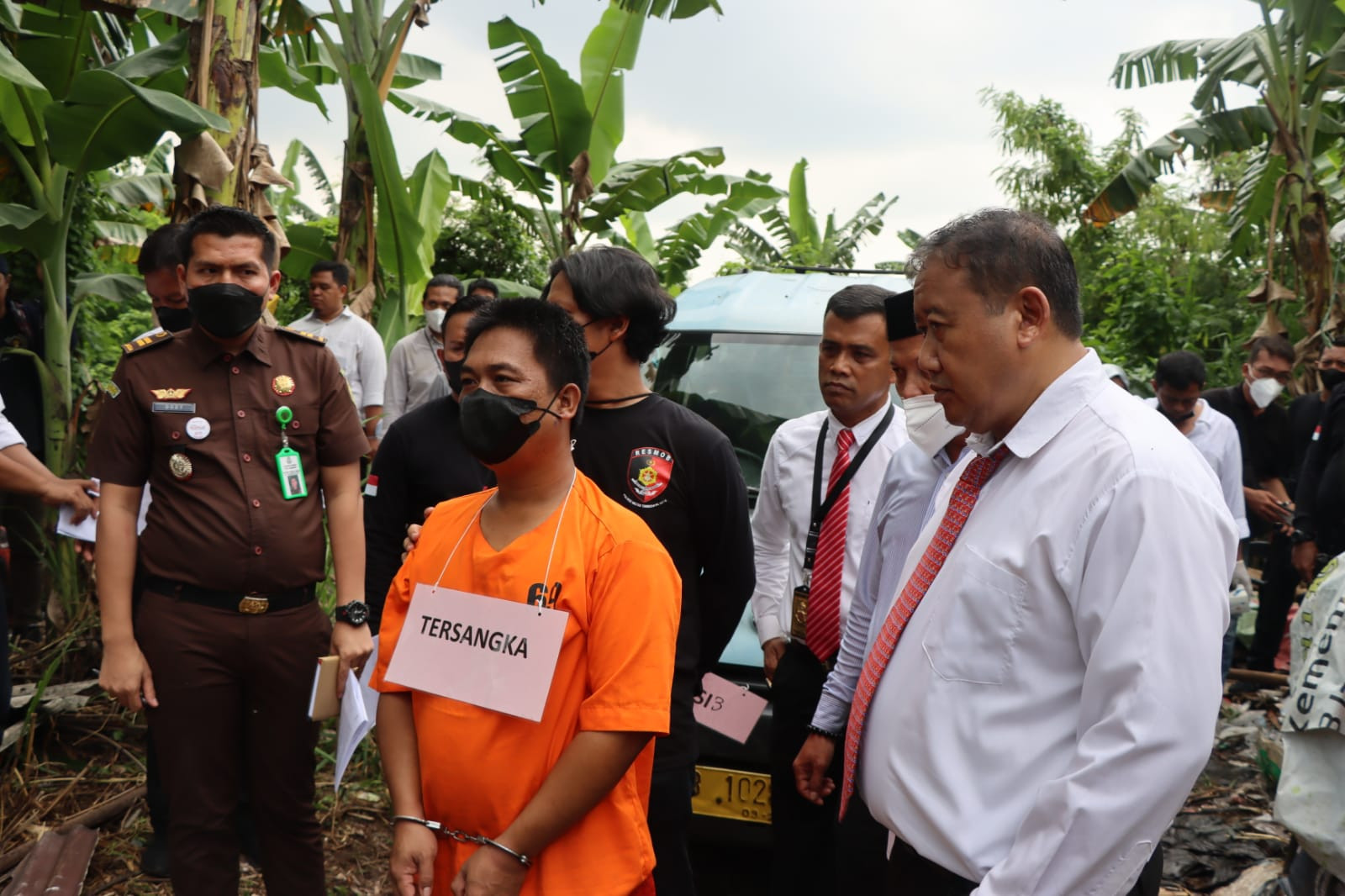 Rekontruksi Pembunuhan Sopir Angkot di Tangerang, 24 Adegan Diperagakan