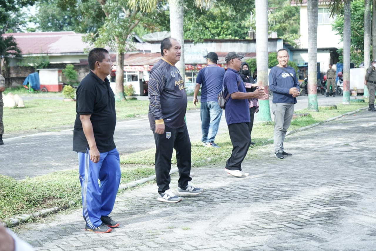 Wabup Asahan dan Forkopimda Kampanyekan Olahraga