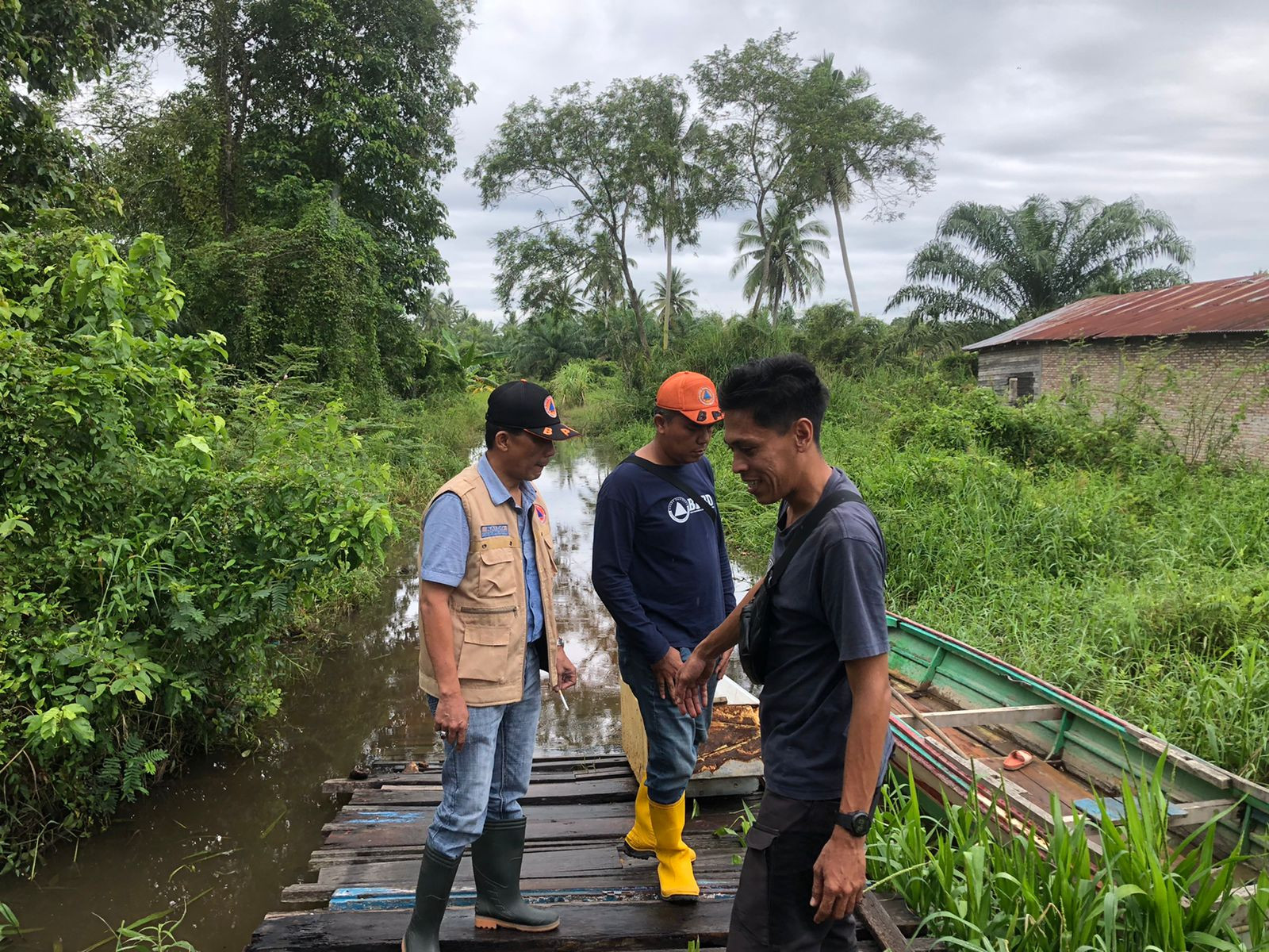 BPBD Asahan Tinjau Lokasi Banjir di Tiga Desa