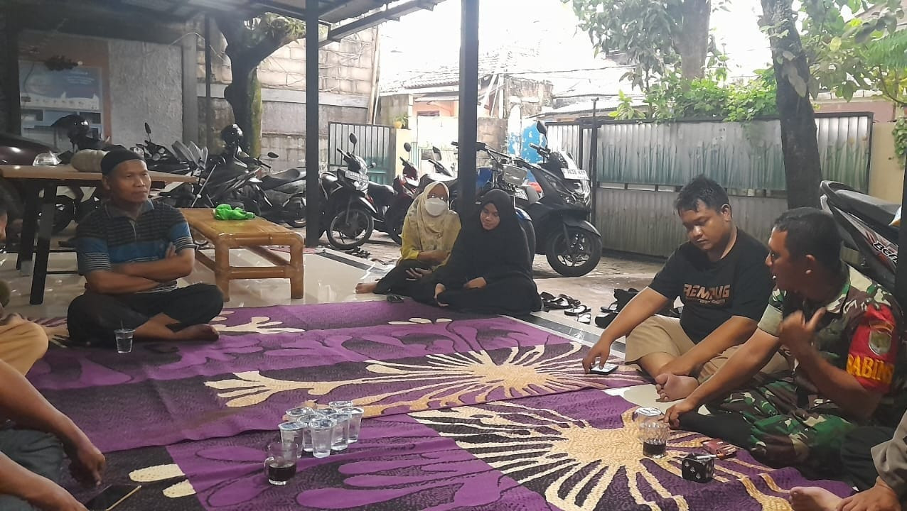 Komsos, Dekatkan Babinsa Dengan Warga Binaan di Kelurahan Benda Kota Tangsel
