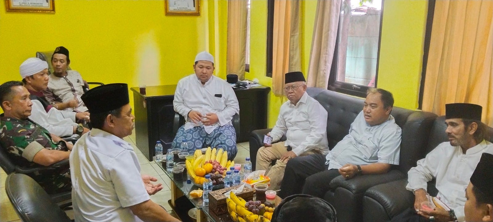 Babinsa Koramil 04 Ciledug Ikuti Rapat Persiapan Pengajian Rutin Bulanan