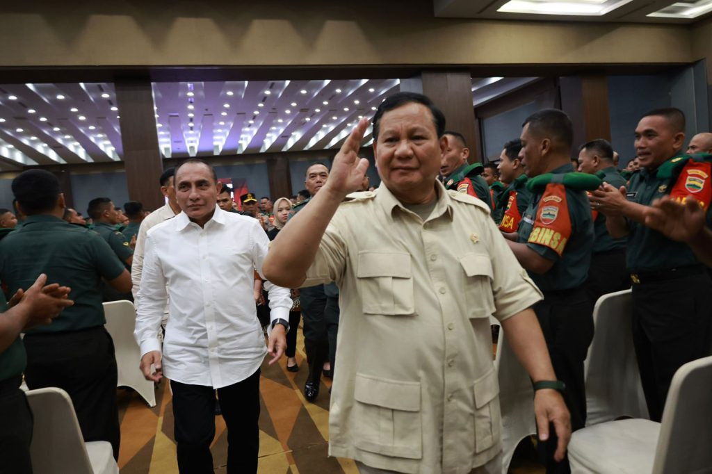 Menhan Prabowo Ucapkan Terima Kasih ke Babinsa Atas Perannya Dalam Sishankamrata
