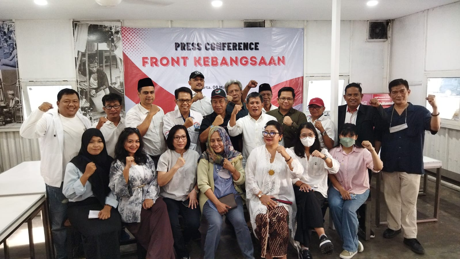 Relawan Front Kebangsaan Dukung Penuh Langkah PDI Perjuangan di Pemilu 2024