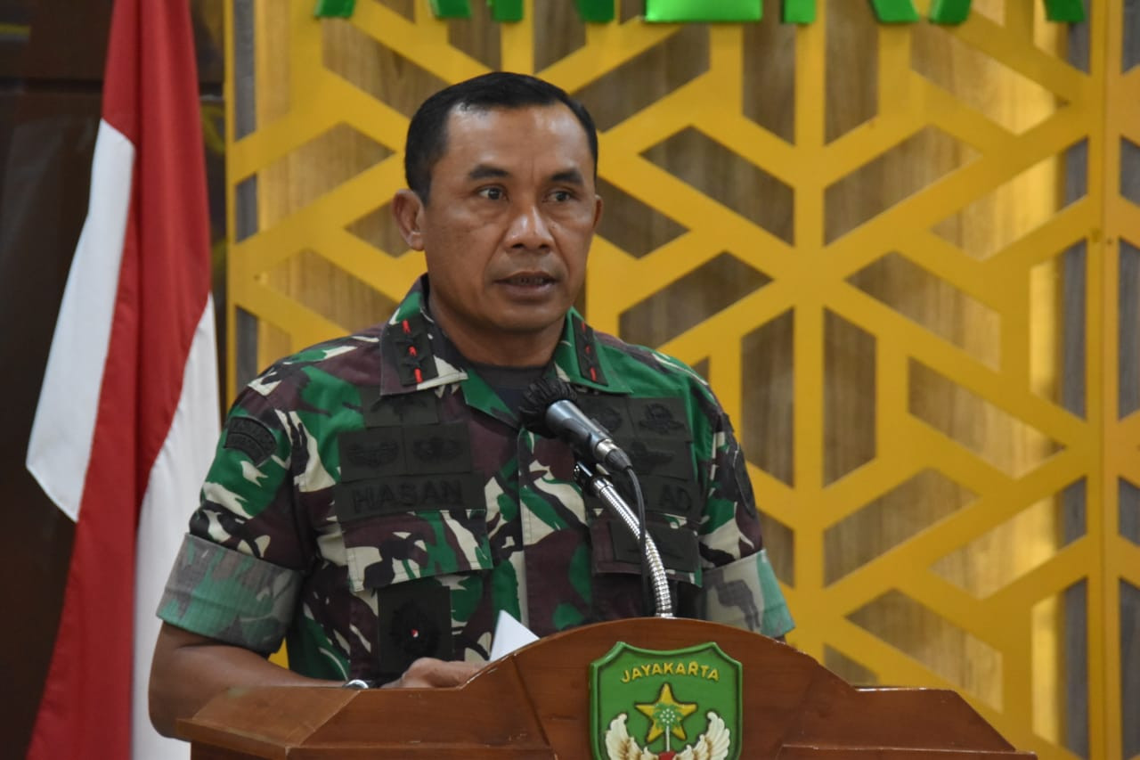 Hari Pertama Menjabat Pangdam Jaya, Mayjen TNI Mohamad Hasan Melaksanakan Entry Briefing