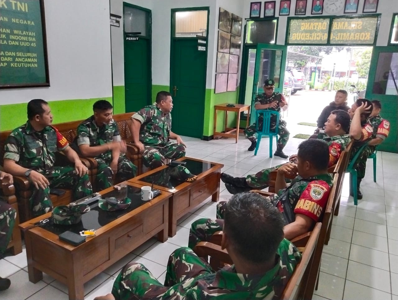 Batuud Koramil 04/Ciledug Berikan Pengarahan Rencana Kegiatan TW II