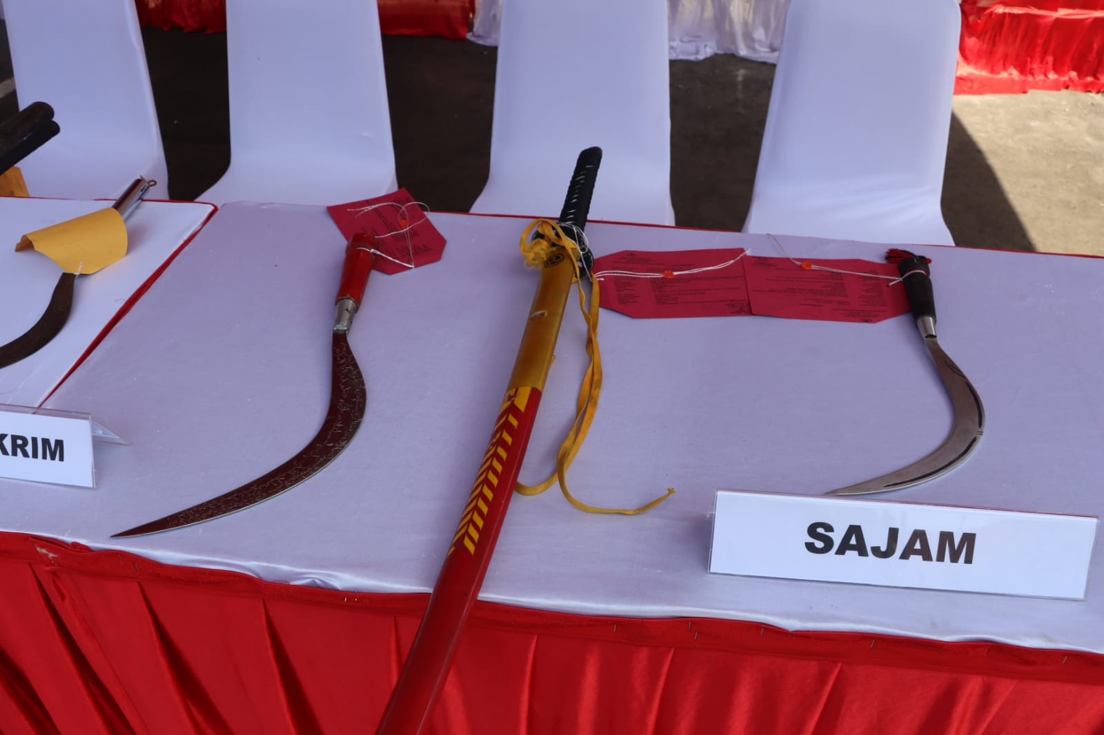 Berbagai Senjata Tajam Disita Polisi dari 10 Pelaku Tawuran di Kota Tangerang Selama Ramadhan 2023