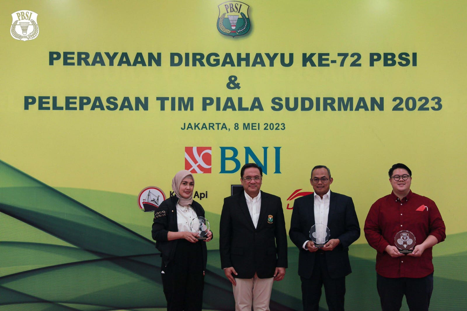 BNI Dukung Penuh Tim Bulu Tangkis Indonesia Rebut Piala Sudirman 2023
