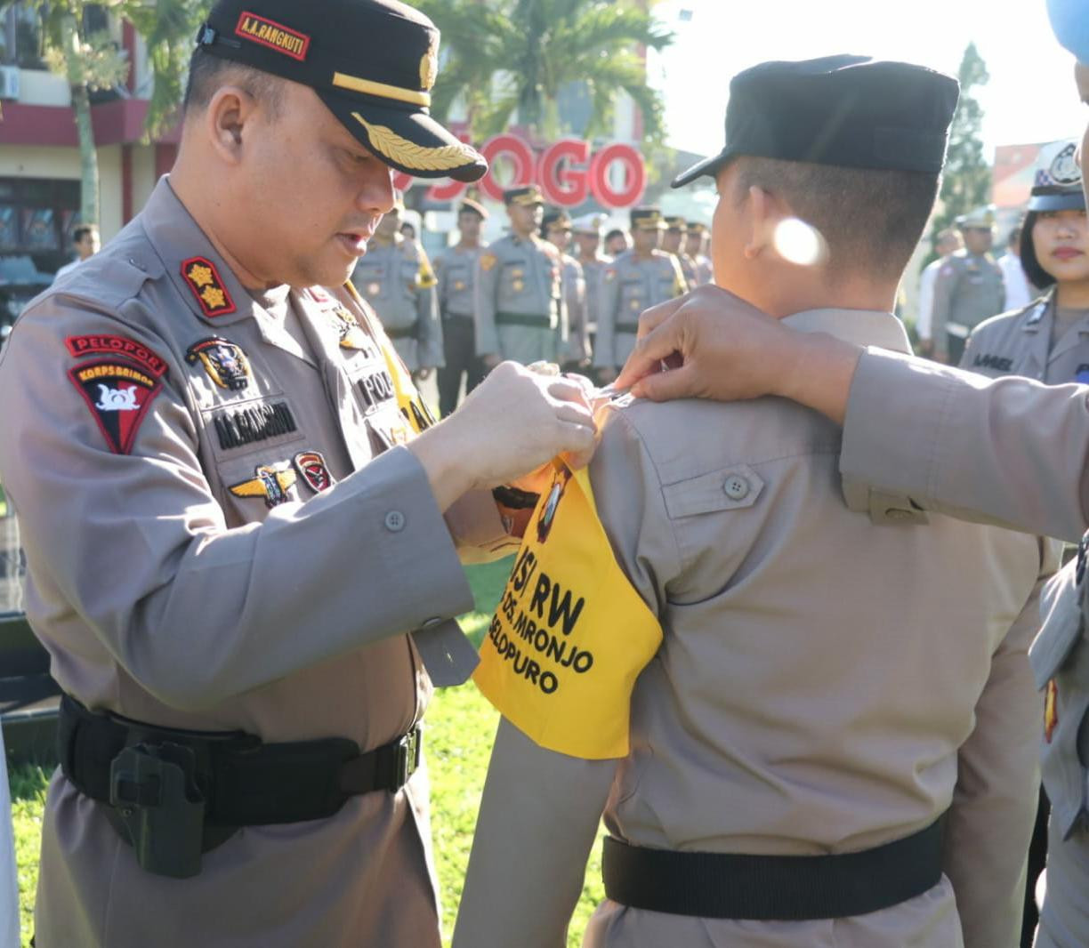 Kapolres Blitar  Sampaikan Pesan Penting dalam Apel Pasukan Polisi RW Polres Blitar