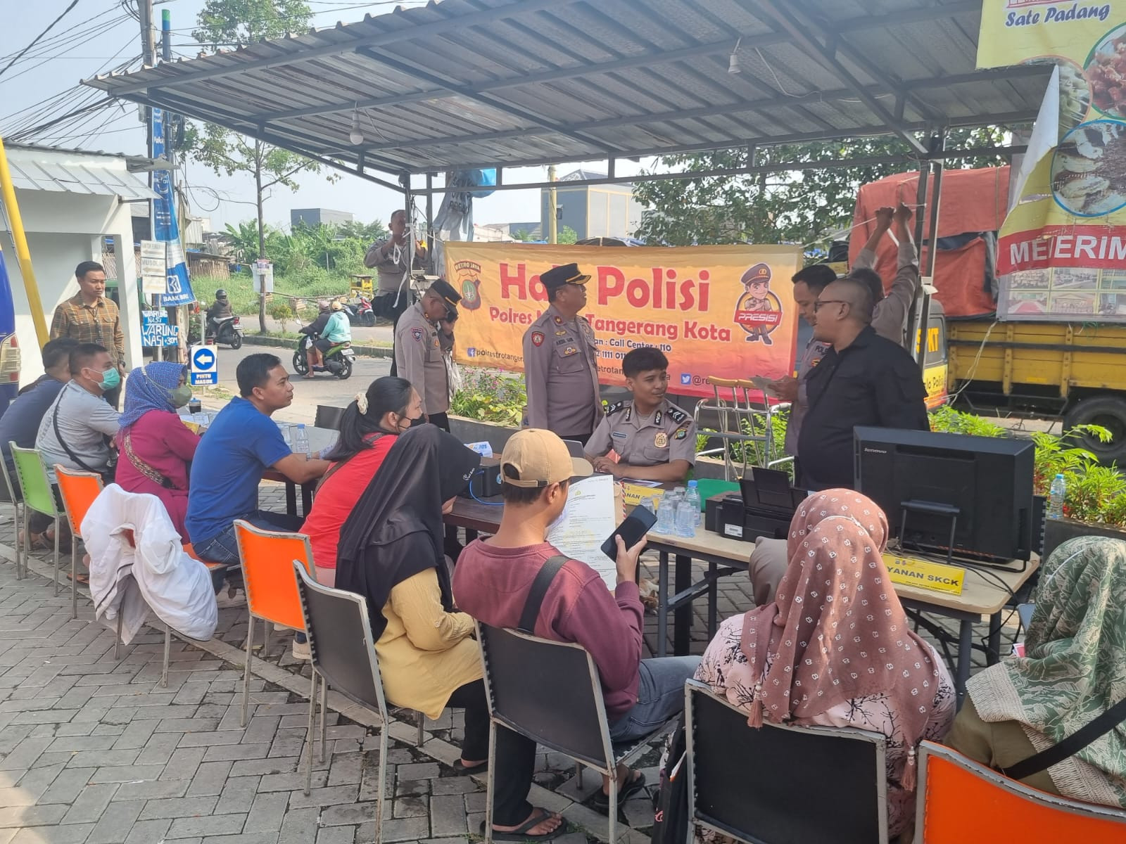 Ada Layanan Terbaru, Halo Polisi Polres Metro Tangerang Kota Hadir di Periuk dan Karawaci