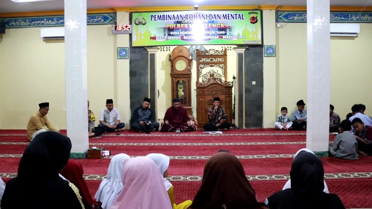 Malam Jumat Berkah, Polres Majalengka Gelar Yasinan dan Doa Bersama