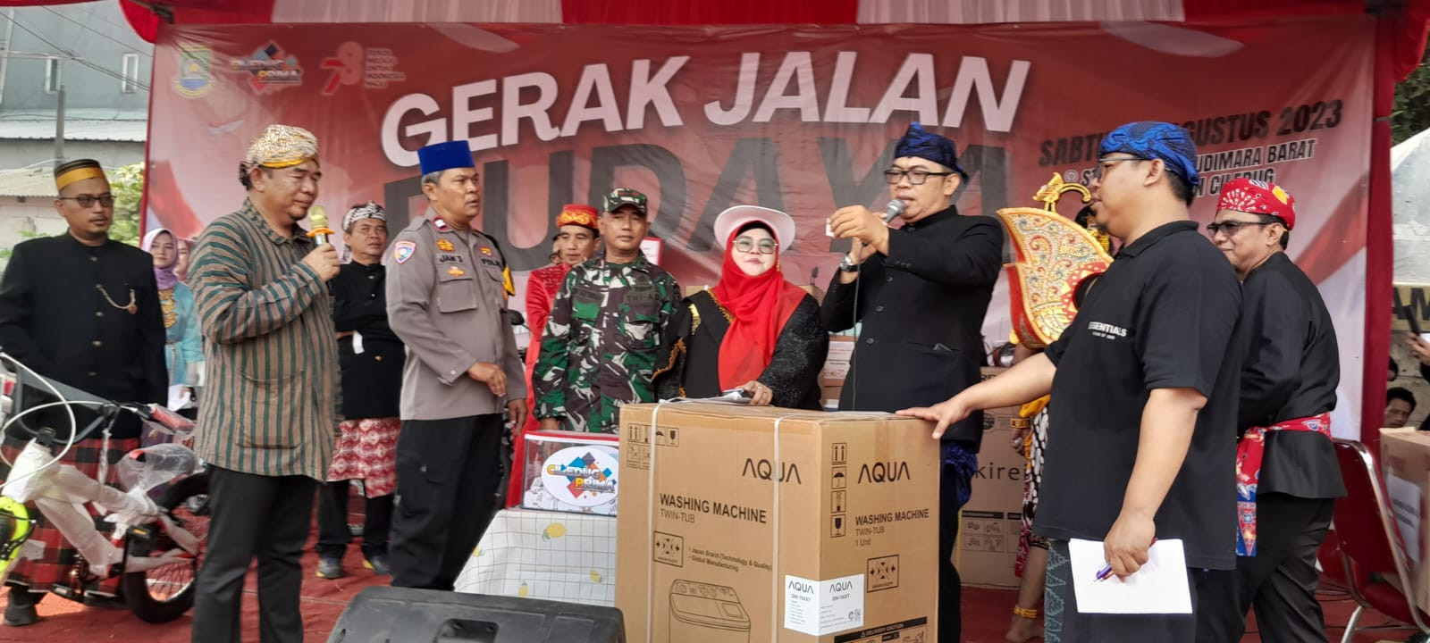 Wadan Ramil 04/Ciledug Monitoring Gerak Jalan Budaya di Ciledug