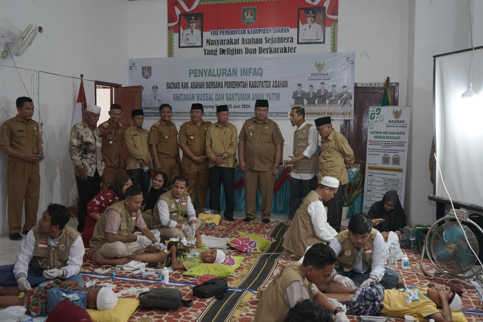 Pemerintah Kabupaten Asahan Gelar Khitanan Massal