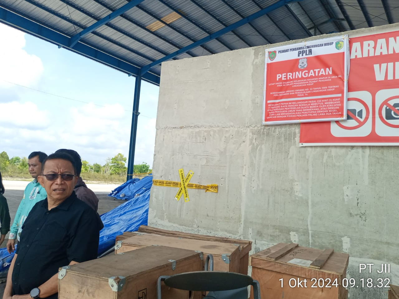 Bernilai Milyaran Rupiah, Gudang Pasir Zirkon Diduga Ilegal Disegel