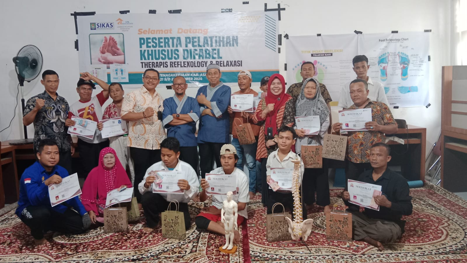 Pemkab Asahan Mengadakan Pelatihan Khusus Bagi Penyandang Disabilitas