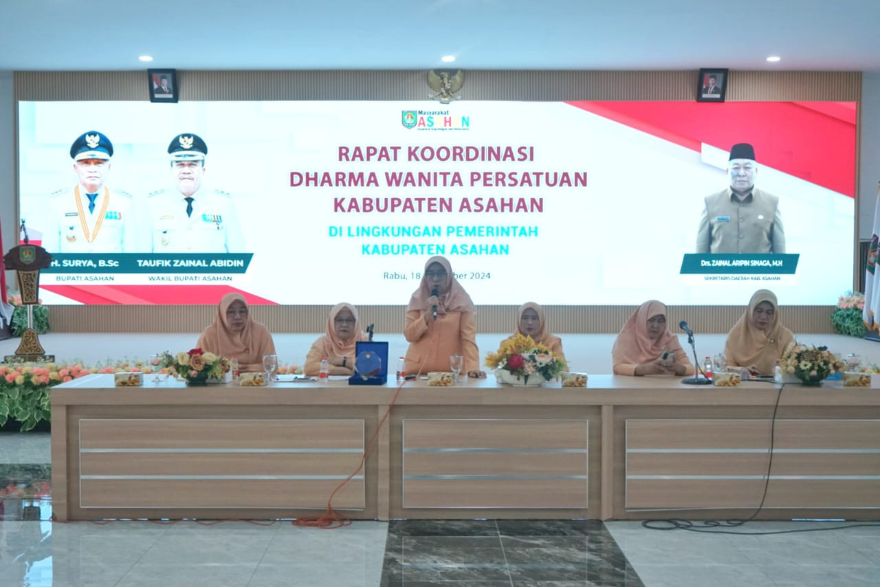 Rapat Kordinasi DWP Kabupaten Asahan dilingkungan Pemerintah Kabupaten Asahan