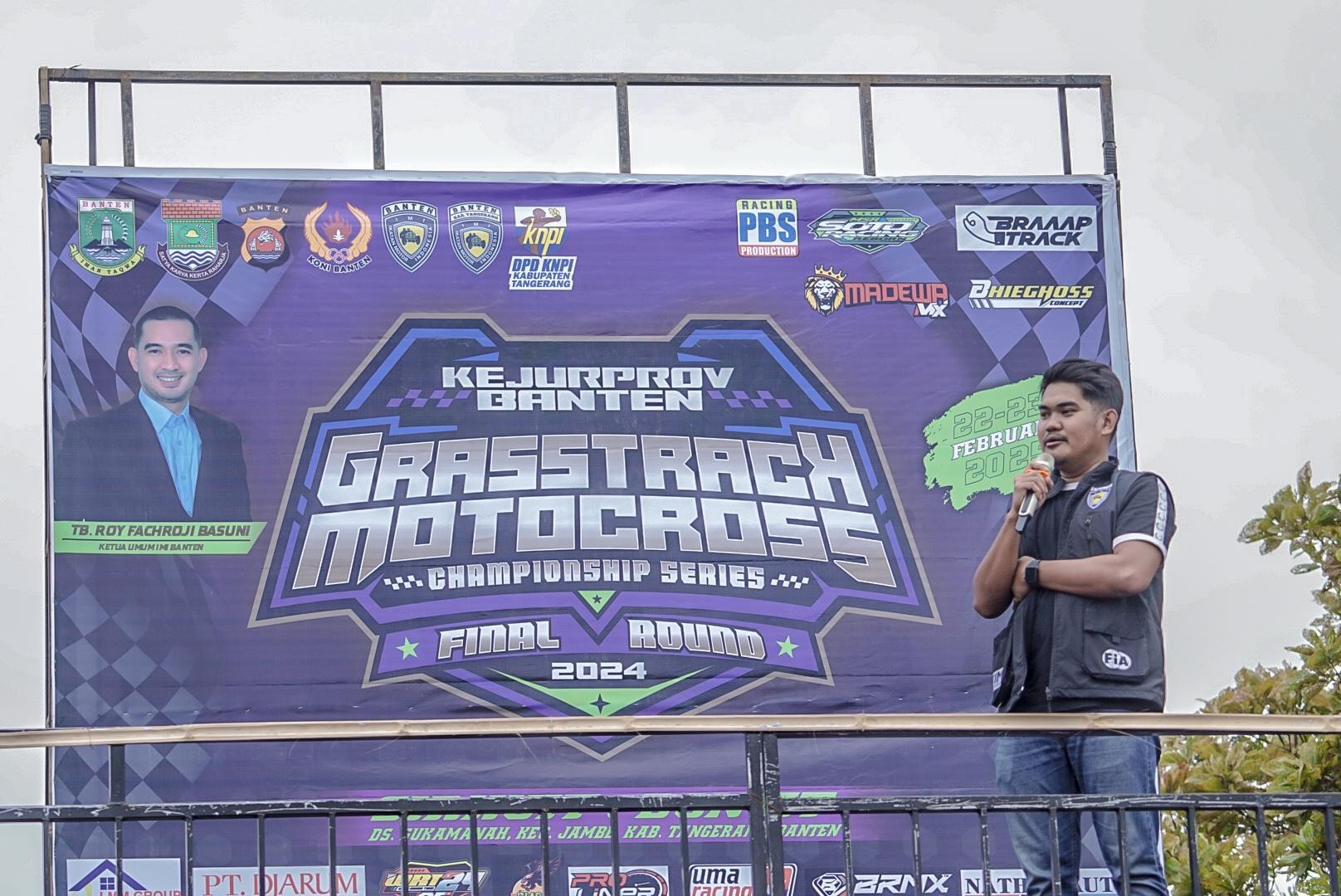 Final Kejurprov Banten Grasstrack Motocross Championship 2024 Melalui Event Organizer Braaaptrack Digelar di Kabupaten Tangerang