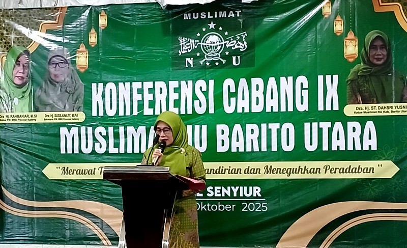 Rahmaniar Ketua PW Muslimat NU Kalteng,  Konfercab Momentum Strategis Perkuat Peran Perempuan NU