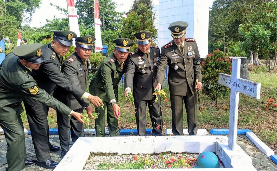 Dandim 1013 Pimpin Ziarah Daerah Menyambut HUT TNI Ke  80