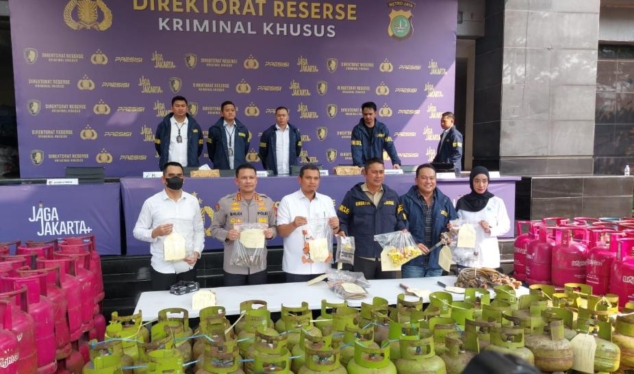 Polda Metro Bongkar 6 Lokasi Praktik Pengoplosan Gas Subsidi Beromzet hingga Miliaran Rupiah