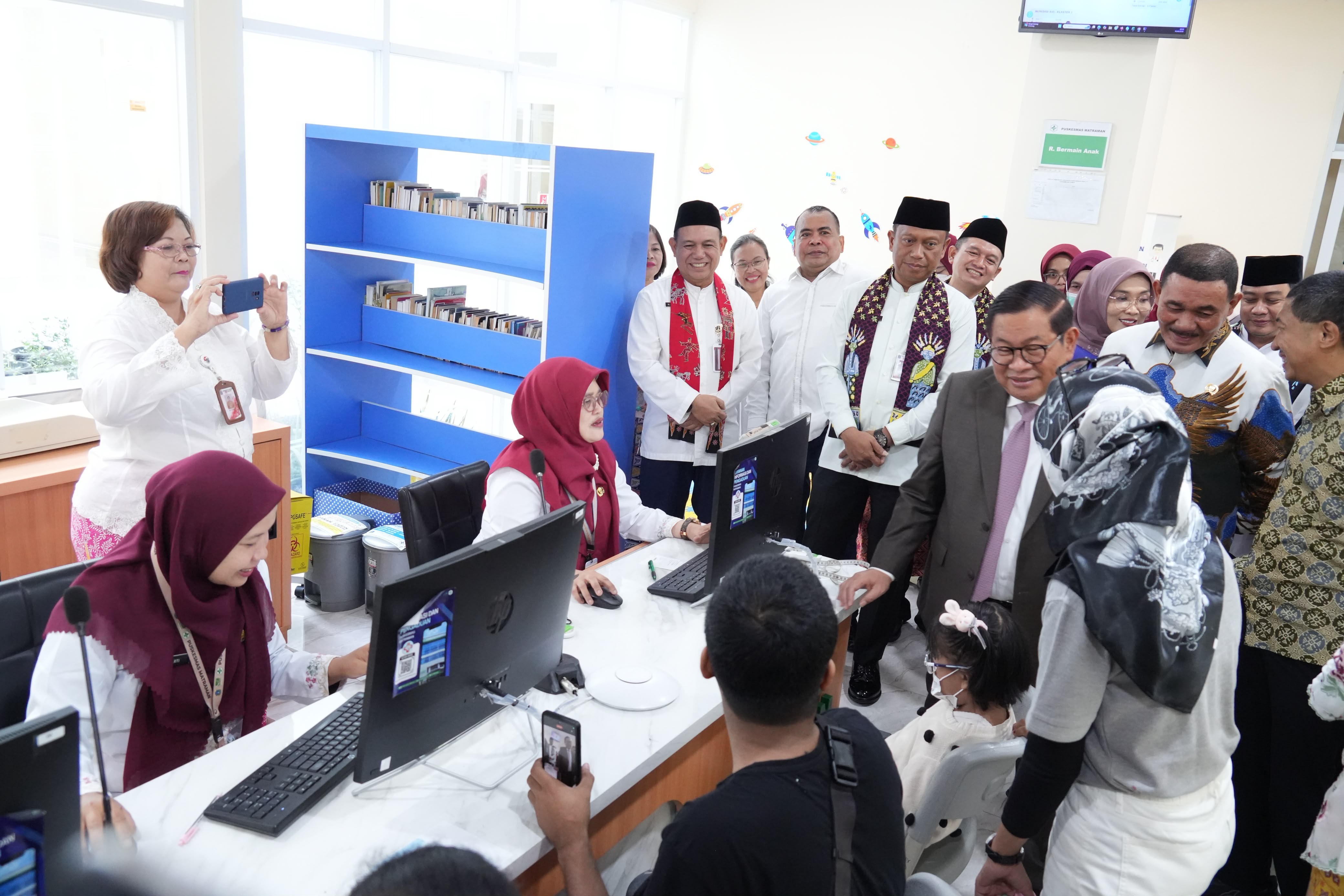 Pramono Anung Pastikan Anggaran Kesehatan Tak Dipangkas, Resmikan Gedung Baru Puskesmas Matraman