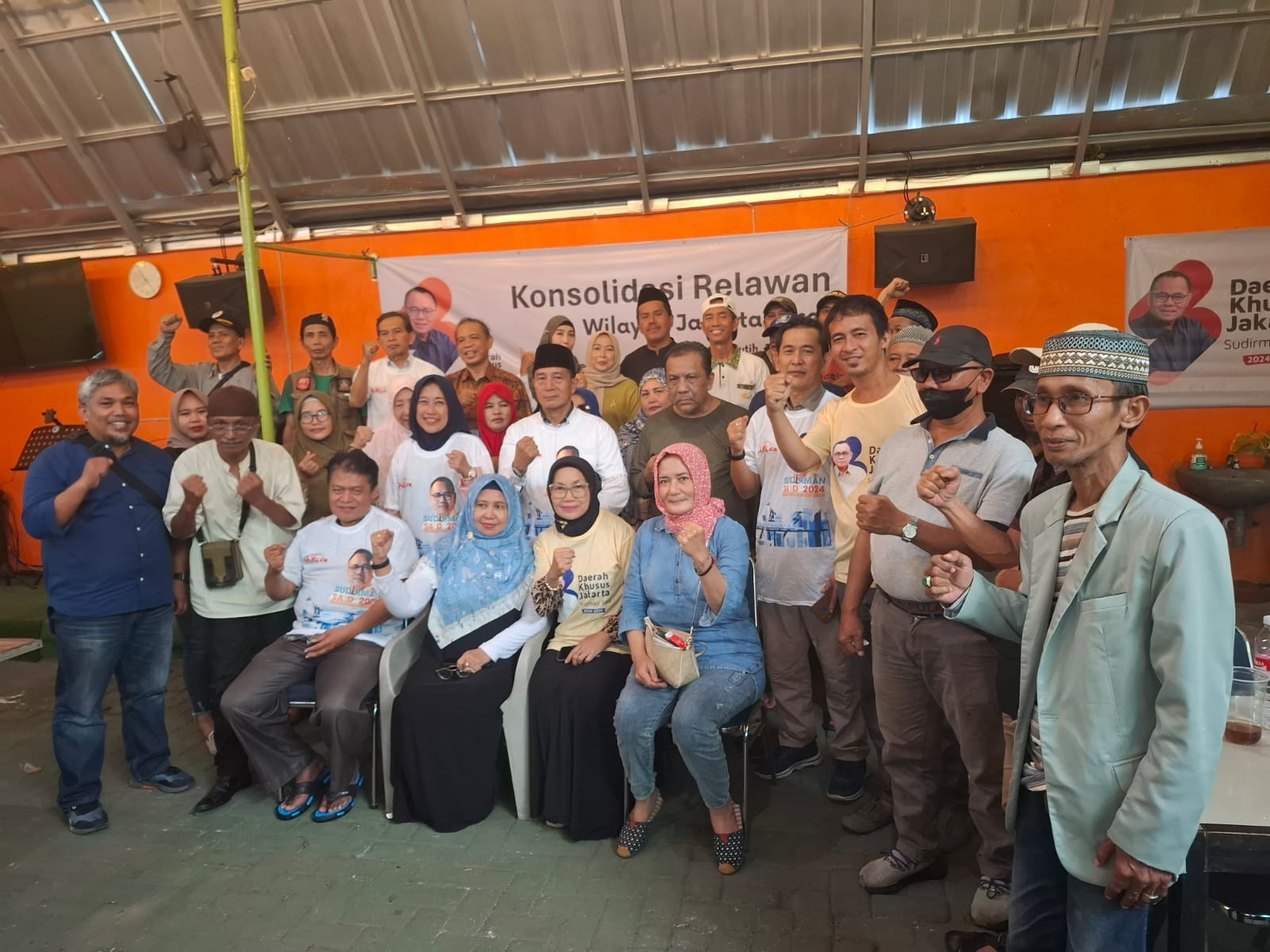 Ultah Jakarta ke 497, Relawan Pak Dirman Jakpus Gelar konsolidasi.