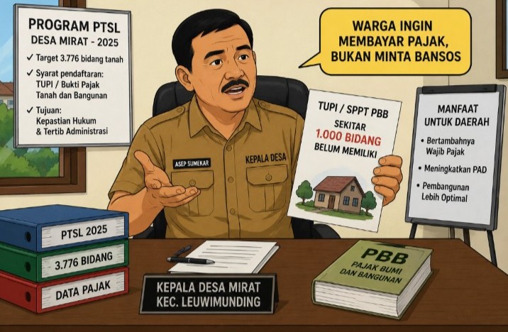 Warga Siap Jadi Wajib Pajak Baru, Kades Minta Bapenda Jemput Bola